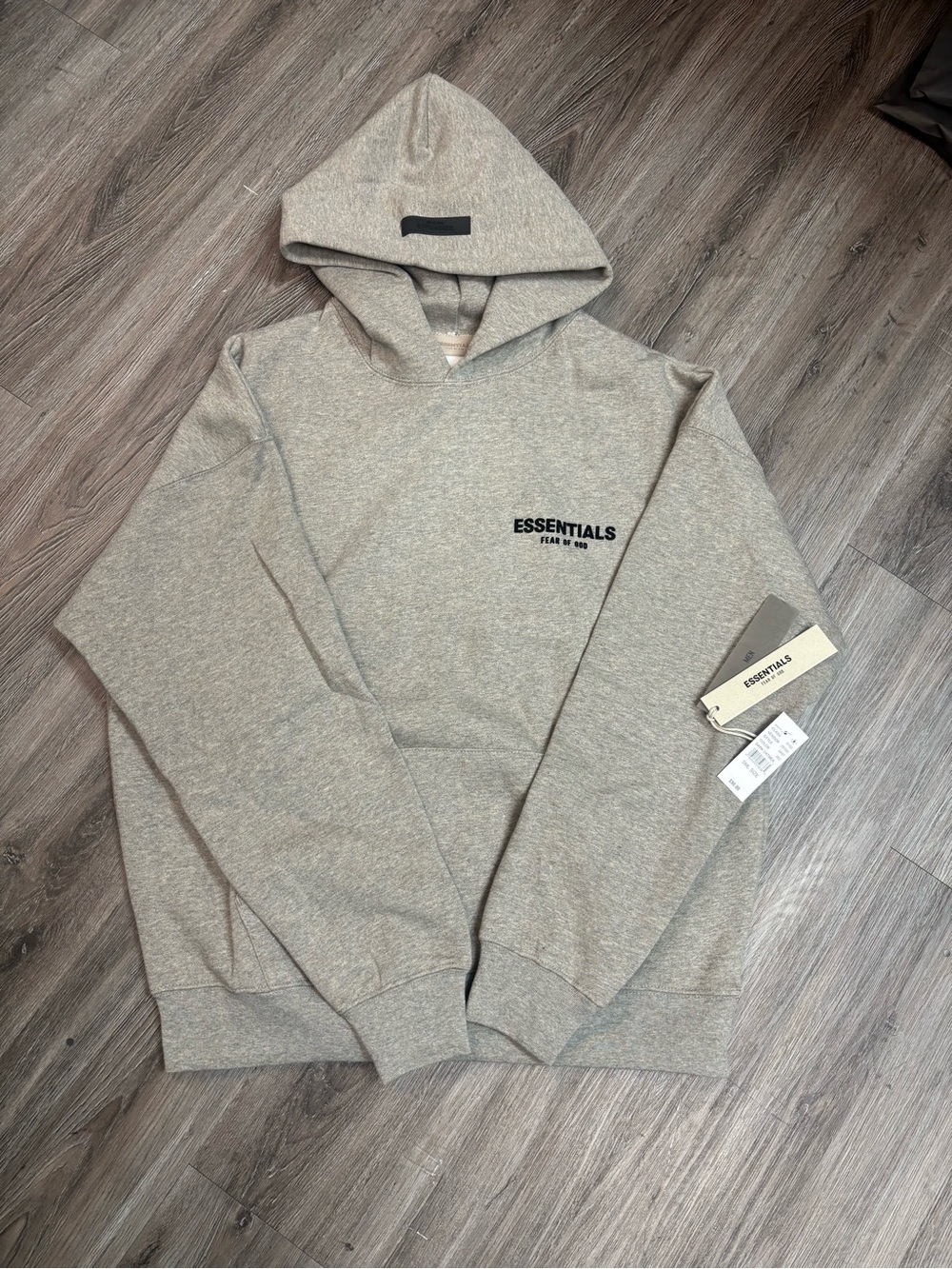 Ss22 fear of god essentials Dark Oatmeal hoodie